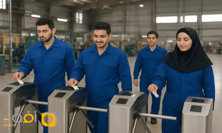 کنترل تردد کارکنان در محیط صنعتی