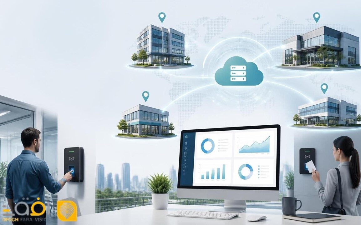 دستگاه حضور و غیاب برای شعب مختلف